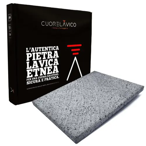 Piastra refrattaria per pizza 39x30x2