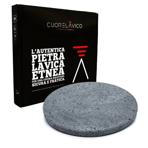 Piastra refrattaria per pizza tonda 35