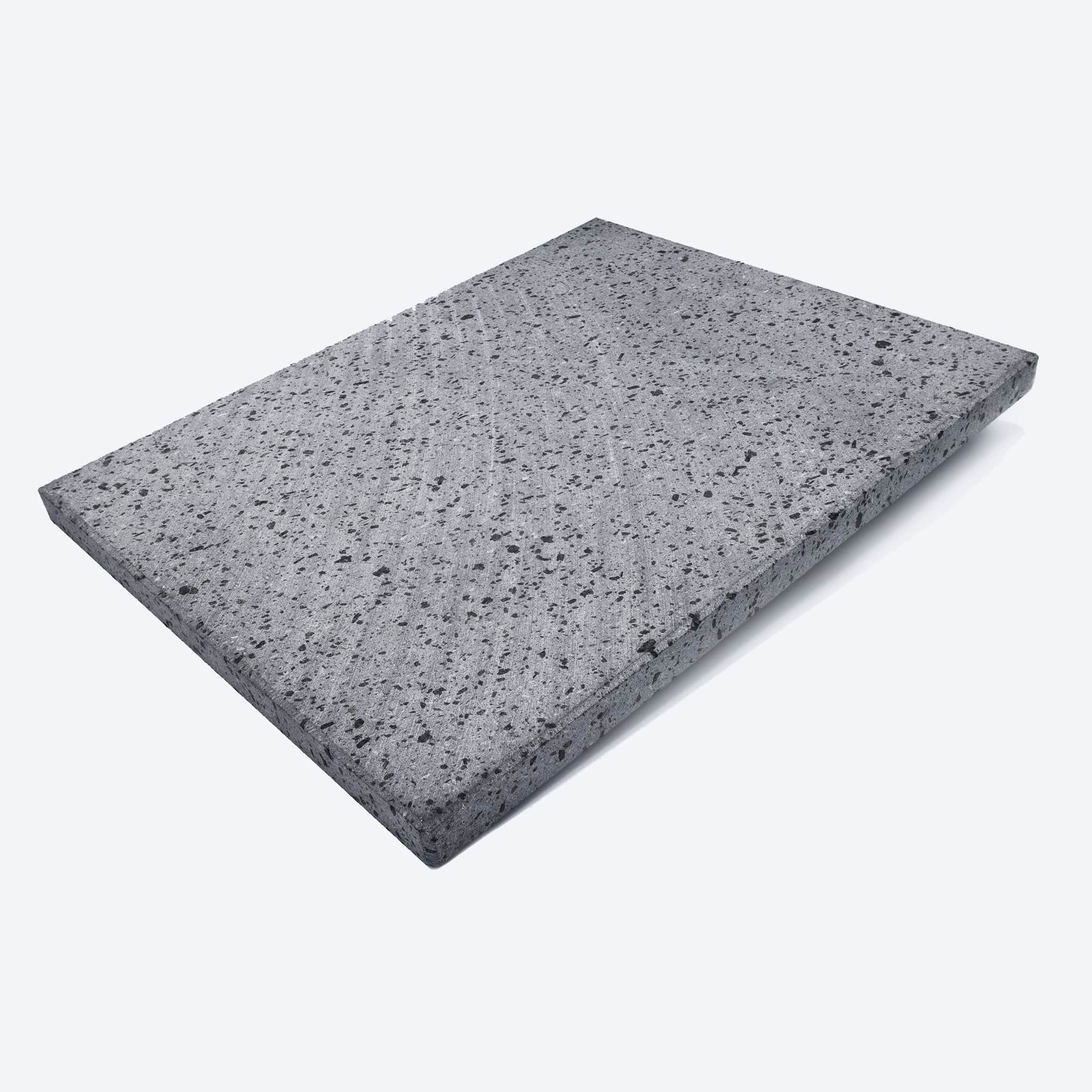 Lava stone refractory pizza plate 39X30X2 cm