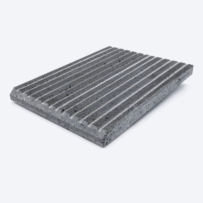 Pierre de cuisson-pierre de lavage-plaque réfractaire-39X30X3-cm-avec-rainure-verticale-min