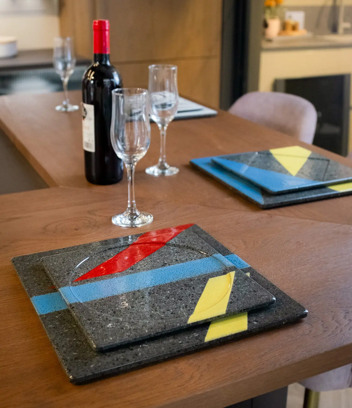 Pietra Lava Etna Per Pizza - Kit Con Pietra Refrattaria 39x35x2 Cm + Pala Legno, Per Forno E Barbecue, Made In Italy