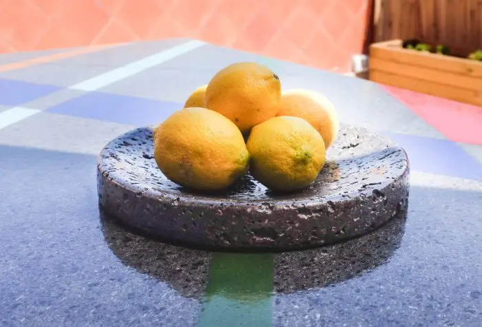 Centro de Mesa / Vaciabolsillos Sciara de Piedra Volcánica