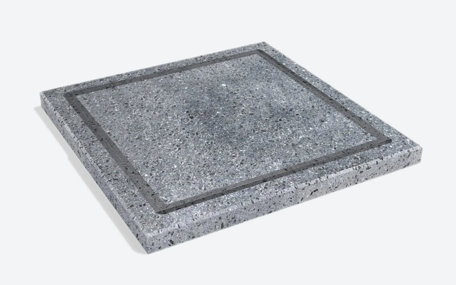 Piastra in pietra lavica per fornello a gas 25x25x1,5 cm